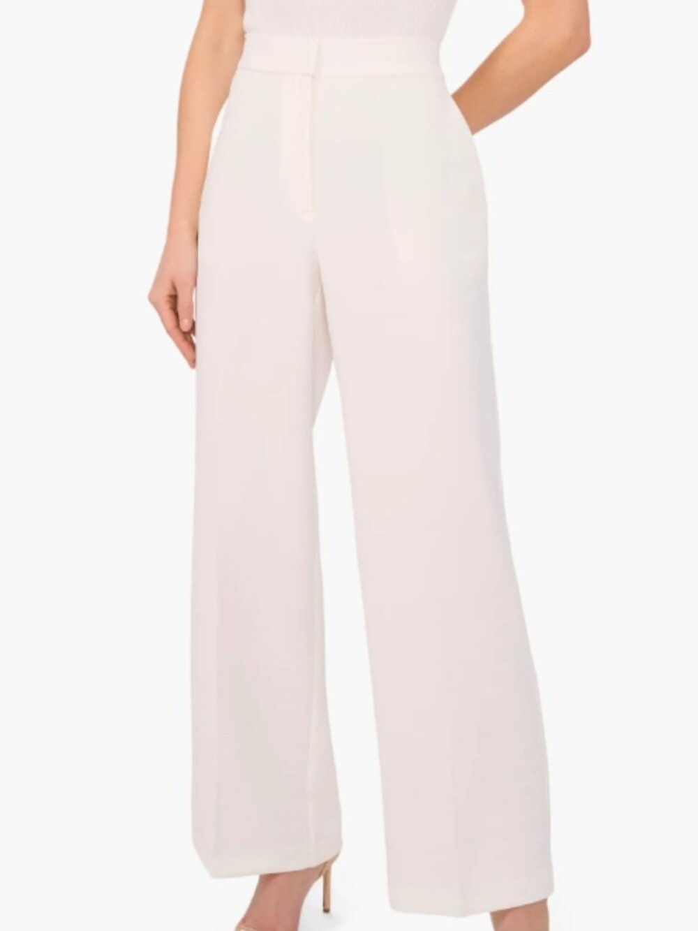 Halogen Ladies Classic white pants NWT size 8 regular